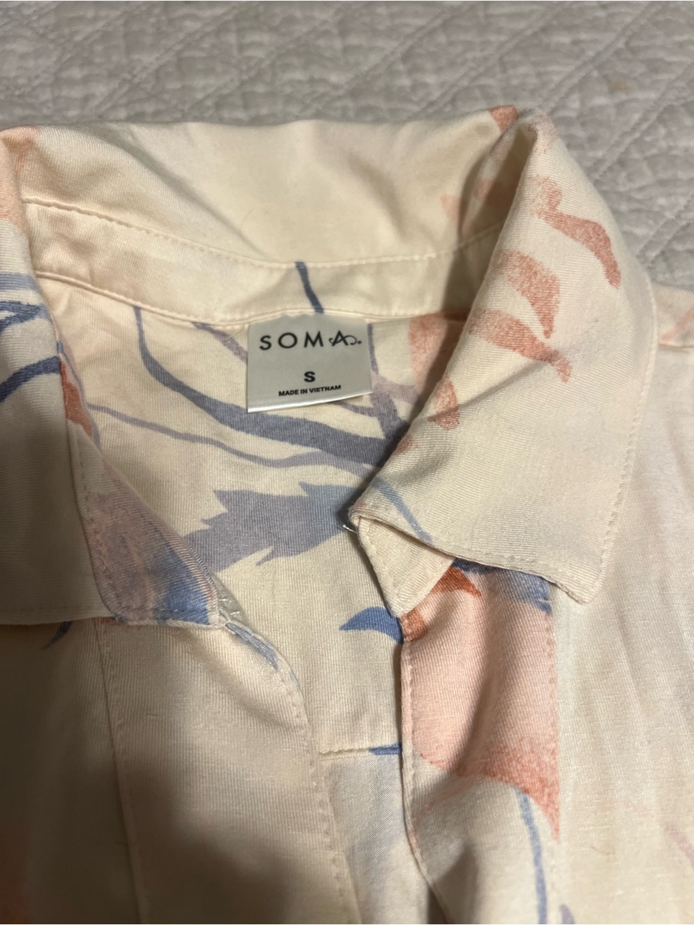 NWOT Soma Sleep Button Down